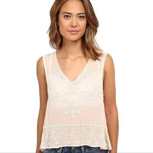 Free People Beaded Top